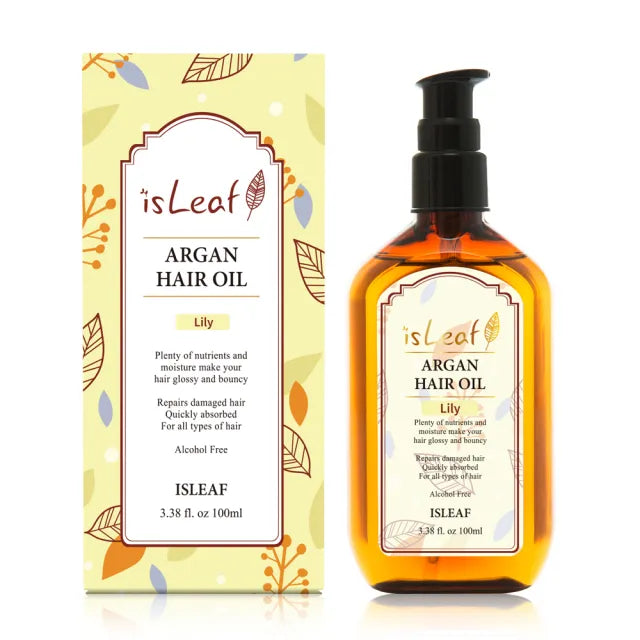 isLeaf - Fragrance Argan Hair Oil Lily 100 Ml