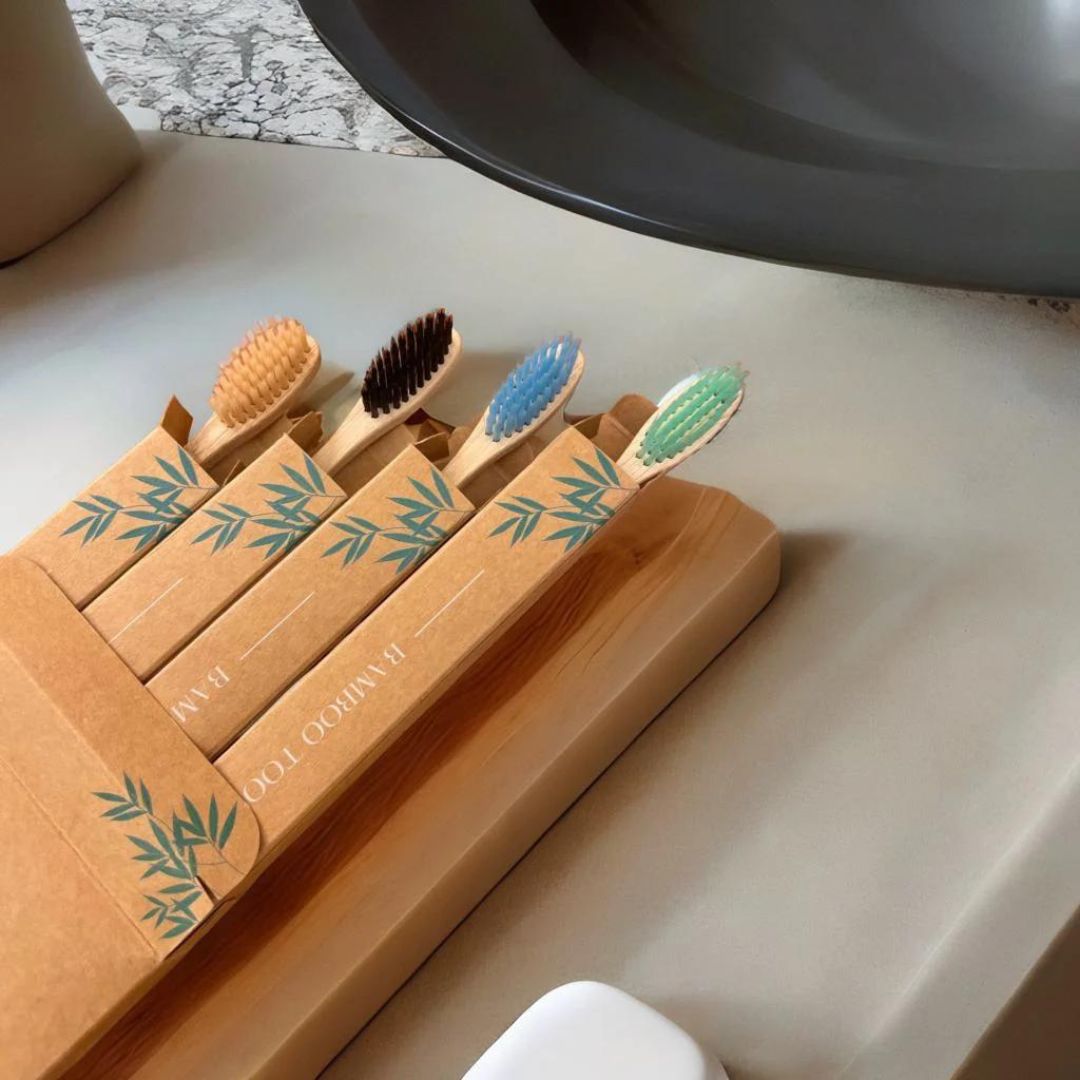 Adult Bamboo Brushes  (4 Units)