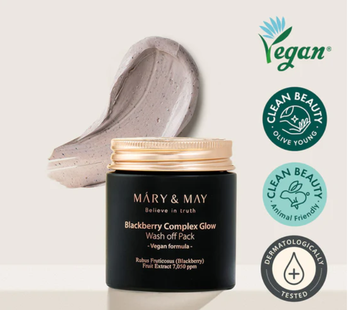 Mary&May -Blackberry Complex Glow Wash Off Pack 125 g
