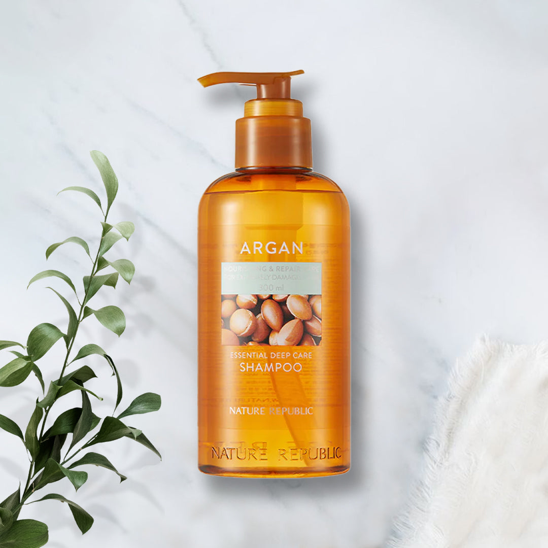 NATURE REPUBLIC- Argan Essential Deep Care Shampoo 300 Ml